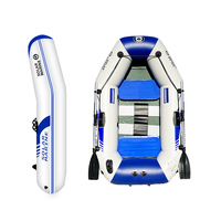 SOLAR MARINE 200cm 2 personnes Kayak de tourisme gonflable pour adultes Portable 6.5ft bateau gonflable radeau sauter Sport Kayak canoë