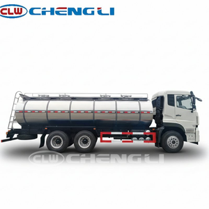 Camión Cisterna de Leche Aislado de Acero Inoxidable 304 de Grado Alimenticio Dongfeng 4x2 13000L, Transporte de Leche Fresca, Motor Diésel Cummins - Product Image 5