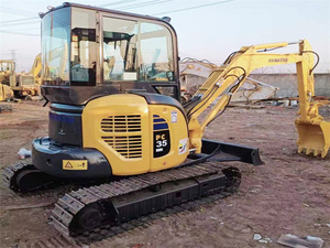 Mini excavatrices d'occasion de haute qualité utilisées Komatsu Pc35 Pc55 Pc35mr pc55mr Exacvator à vendre - Product Image 2