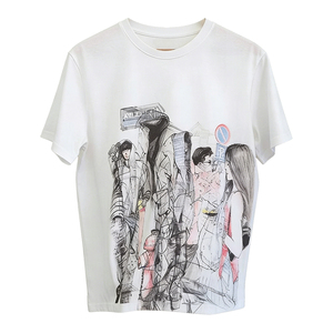 T-shirt décontracté 100 % coton personnalisé Guangzhou Art pour hommes, idéal pour les équipes d'entreprise, clubs, événements, vente en gros B2B, qualité supérieure, écologique - Product Image 1