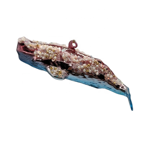 เครื่องประดับแก้วคริสต์มาสชุดเครื่องประดับใต้น้ำขนาดใหญ่ฉลามฉลามวาฬสนั่นแก้วจี้ห้อยตกแต่งต้นคริสต์มาส - Product Image 5