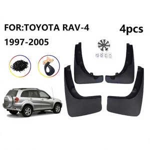 Pour Toyota Rav4 1997-2005 Garde-boue en plastique noir Déflecteurs de pneus Garde-boue - Product Image 5