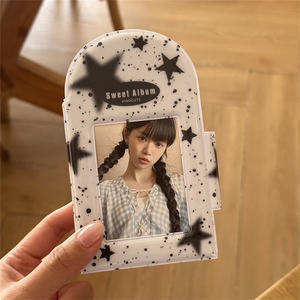 Album photo de haute qualité fait à la main en Corée, porte-cartes photo avec couvertures en carton PVC, vente en gros - Product Image 3