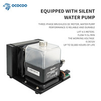 OCOCOO OC-80L-55A-12V 80mm CPU Kit de refroidissement par eau RGB Style radiateur ventilateur liquide fort Gaming PC boîtier refroidisseur dissipateur thermique matériel