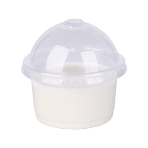 Eco-Friendly Disposable Clear Plastic <strong>Cups</strong> with Lid Custom Logo Round Bottom Yogurt Pudding <strong>Dessert</strong> <strong>Cups</strong> <strong>Bulk</strong> - Product Image 3