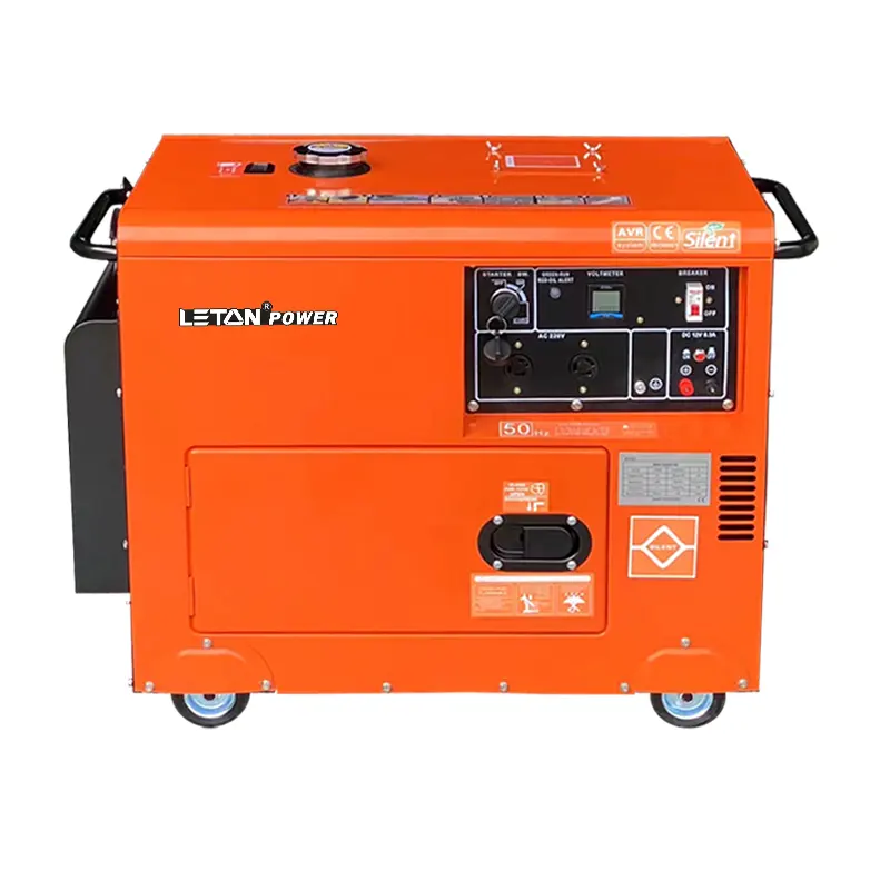 LETON Tragbares Aggregat 10 kVA 10 kWa Kipor Super Silent Diesel Generator 8,5 kW Diesel Generator Preis 8,5 kW setzt Diesel generatoren