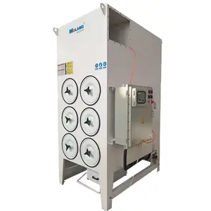 15KW filter cartridge dust collector for metal grinding multi-stations welding fume extraction equipment