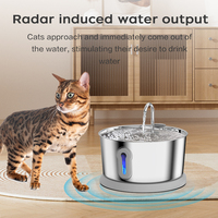 Fontaine à eau pour animaux de compagnie 4L avec application Tuya, batterie 5000mAh, capteur radar, autonomie de 45 jours, vente en gros OEM