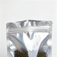 Sachets Mylar Holographiques Autoportants de Qualité Alimentaire avec Fenêtre pour Graines, Épices et Fournitures de Jardinage – Vente en Gros