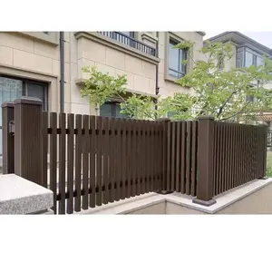 High Quality Design Powder Coated Aluminium Swing Gate And Sliding Main Gate And Slat Fence