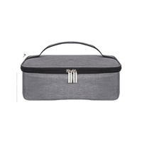 Petite boîte à déjeuner isolée à main, Mini boîte à déjeuner Portable, sacs de refroidissement Simple Cartoon nourriture Polyester Oxford thermique accepter OEM