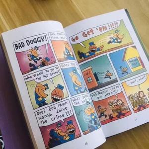Penjualan Langsung Pabrik 18 Buku Set Komik Sampul Keras Berwarna Dog Man Buku Cerita Bergambar untuk Anak-Anak - Product Image 4