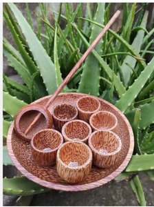 แก้วไม้ทำมือ ด้ามจับสวยงาม เป็นมิตรกับสิ่งแวดล้อม ใช้ซ้ำได้ แก้วไม้ธรรมชาติ สำหรับกาแฟ ชา ผู้จัดจำหน่ายรายใหญ่จากอินเดีย - Product Image 2