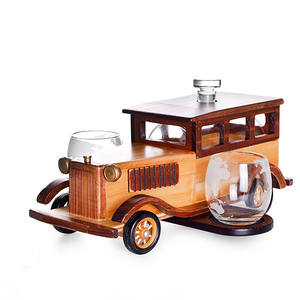 Distributeur de vin en forme de whisky, style rétro Vintage de voiture, conteneur de vin en verre créatif, bouteille de liqueur, de 1500 ml - Product Image 2