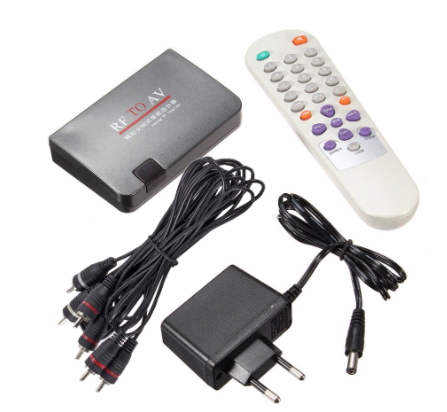 Easy Operation Converter TV Receiver Home Use Remote Control Efficient Analog Stable Signal RF to AV Modulator Is in Promotion