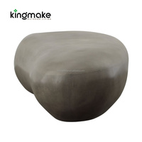 Ensemble de mobilier de patio moderne pour hôtel, mobilier d'extérieur robuste pour jardin, salon de jardin extérieur, table basse en ciment