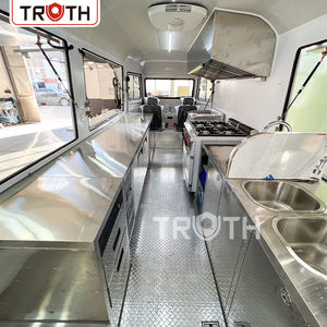 트루스 트레일러 완비된 푸드 트레일러 미국 피자 핫도그 푸드 카트 케밥 카라반 키친 이동식 전기 푸드 트럭 - Product Image 5