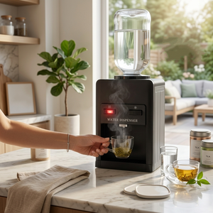 Dispenser d'<span class=keywords><strong>Acqua</strong></span> Elettrico da Tavolo in Plastica, Caldo/Freddo, con Funzione di Riscaldamento/Raffreddamento per Ufficio, Hotel e Casa - Product Image 4
