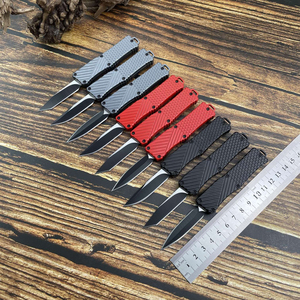 Couteau Pliant Avant Compact Premium à Lame D2 Haute Dureté, Manche en Aluminium, Couteau de Poche EDC Idéal pour le Camping et la Randonnée - Product Image 1