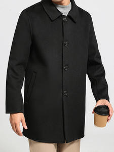 Abiti da Cerimonia <span class=keywords><strong>Doppiopetto</strong></span> per Uomo in Lana Pettinata, per Affari, Cene Casual, Banchetti, Taglie Forti, Completo con Soprabito - Product Image 3