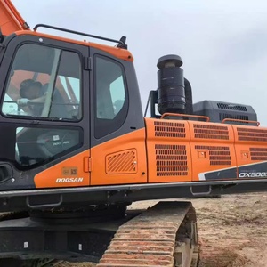 Low Price Used Doosan DX520LC-9C Used Large <b>Excavator</b> Diesel Engine Hydraulic Crawler Earthmoving <b>Machinery</b> Low Hours for Sale - Product Image 3