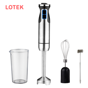 NEUER <span class=keywords><strong>LOTEK</strong></span> 1,5L Stabmixer mit Variabler Geschwindigkeit, Druckknopf, LED-Licht und Zerkleinerer - Product Image 5