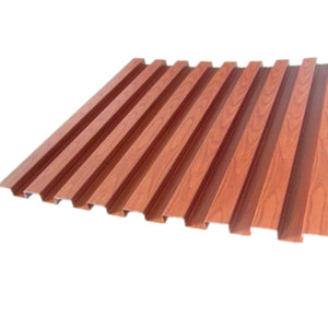 แผ่นผนังโลหะสำหรับภายนอกอาคาร, แผ่นผนังลายไม้กันน้ำ - Product Image 3