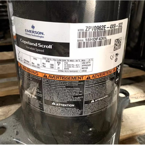 Compresseur frigorifique à onduleur ZPV0962E-4X9-522 pour applications de refroidissement et de chauffage par pompe à chaleur air-eau pour entrepôts frigorifiques - Product Image 5