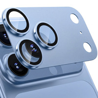 Protection d'objectif de caméra en verre trempé intégré en métal mat, protection complète de l'objectif du téléphone pour iPhone 18 Pro Max