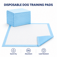 Vente en gros usine de draps absorbants jetables pour chiens, avec base anti-fuite à drainage rapide et noyau à forte absorption, pour la cage et l'entretien des sols
