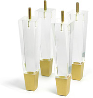 Pieds de meubles en acrylique transparent sur mesure, design moderne, pour chambre, bureau, salon, appartement, salle à manger, hôtel - Offre spéciale