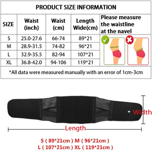 Cintura di supporto per la parte bassa della schiena in vita di alta qualità cintura di supporto per la vita regolabile con prezzi di fabbrica - Product Image 6