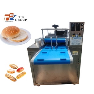 Restaurant Stainless Steel Fast Food <strong>Electric</strong> Burger Bun <strong>Slicer</strong> Hamburger <strong>Bread</strong> Cutting <strong>Slicer</strong> Machine - Product Image 1