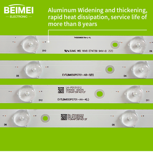 Bande de rétroéclairage <span class=keywords><strong>LED</strong></span> TV CEJJ-LB650Z-14S1P-M2835-A/LB-PC3030-GJUHD658X14ADM2-L B-3/R-H pour <span class=keywords><strong>Philips</strong></span> 65PUS6121 65PUF6656 7 + 7LED 3V - Product Image 3