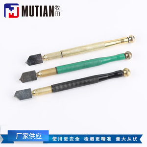Cortador de vidrio Diamond con mango verde de 150 cm para cortar vidrio, herramientas de bricolaje - Product Image 3