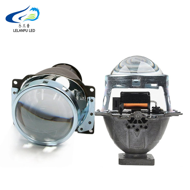 New Model Q5 Bi-Xenon Projector Fog Light Bi Led Projector Lens 55W High Low Beam 6500k 3inch Car Headlight Bulbs for Universal