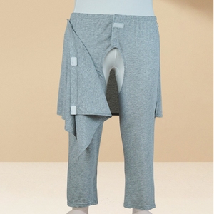 Pantalon en coton à entrejambe ouvert Shawphy <span class=keywords><strong>pour</strong></span> <span class=keywords><strong>femme</strong></span>, certifié CE, désinfection à l'ozone, <span class=keywords><strong>pour</strong></span> la randonnée en extérieur, usage comme sous-vêtement long - Product Image 5