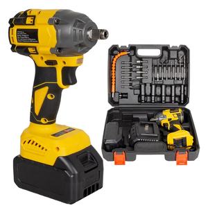 Professioneller Elektrowerkzeug-Typ Hochdrehmoment 500N.<span class=keywords><strong>m</strong></span> Akku-Schlagschrauber Werkzeug-Set - Product Image 2