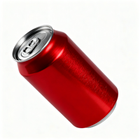 Boîtes en aluminium vides de 250 ml, emballage en métal, avec couvercles de 200 mm de diamètre, pour impression lithographique