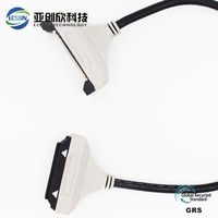 Connecteur en plastique moulé par injection de type D à 4 broches Ecson D-SUB, faisceau de câbles de qualité supérieure pour les besoins de câblage