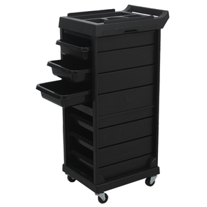 Plastic Kappersgereedschapskar Afsluitbare Kapsalon <span class=keywords><strong>Trolley</strong></span> Kar Voor Schoonheidssalon - Product Image 1