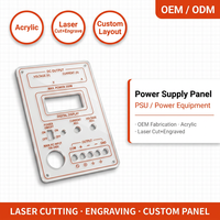Layanan Fabrikasi Panel Perangkat Jaringan Akrilik Potongan Laser Kustom OEM untuk Router, Switch, dan Server