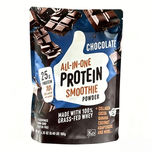 Batido de Proteína Vegano TODO EN UNO - Batido de Proteína de Suero de Leche 100% de Animales Alimentados con Pasto con Colágeno - Sin Gluten y Sin Azúcar Añadido - Product Image 1