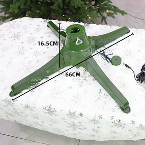 Nuevo Árbol de Navidad Artificial de 360 cm para Exteriores con Base Giratoria Verde, Decoración Navideña para Centros Comerciales - Product Image 6