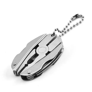 คีมอเนกประสงค์สแตนเลสแบบพกพาสำหรับใช้งานกลางแจ้ง มีด พวงกุญแจ ไขควง เครื่องมืออเนกประสงค์ขนาดเล็ก ขายส่ง - Product Image 6