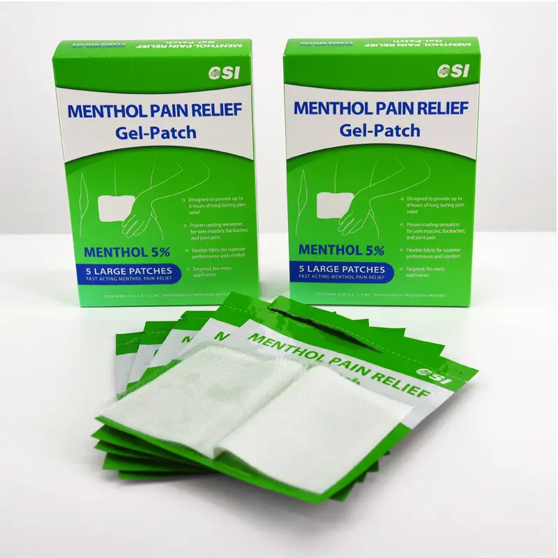 CSI Temporarily Relieves Minor Pain Cooling Patch Gel Pain Relief Patch