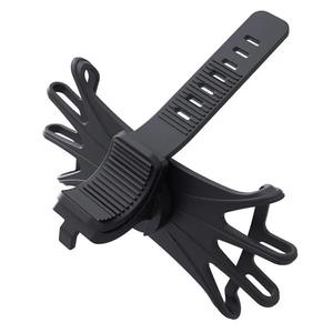 ที่วางโทรศัพท์ซิลิโคนสำหรับจักรยาน ขายึดหมุนได้ 360 องศา อุปกรณ์เสริมสำหรับการปั่นจักรยานสีดำสำหรับการขี่ - Product Image 2