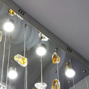 Hiện đại nghệ thuật thời trang nghệ thuật thủy tinh nhà hàng kính phòng ăn treo đèn Trần Hiện Đại - Product Image 6