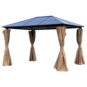 <span class=keywords><strong>10</strong></span> 12 16FT Sản Xuất Nhôm Vườn Patio Ngoài Trời Không Thấm Nước Lều Hardtop Gazebos Với Mosquito <span class=keywords><strong>Net</strong></span> - Product Image 2