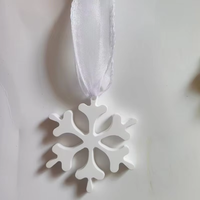 Décoration d'intérieur pour les fêtes : Arbre de Noël 3D en plâtre parfumé, diffuseur de parfum sans flamme, artisanat désodorisant, ornement suspendu